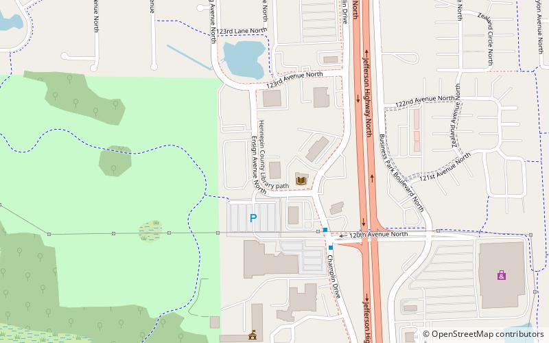Champlin Athletic location map