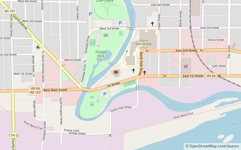 T.B. Scott Free Library location map