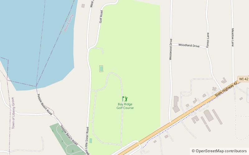 Bay Ridge Golf Course location map