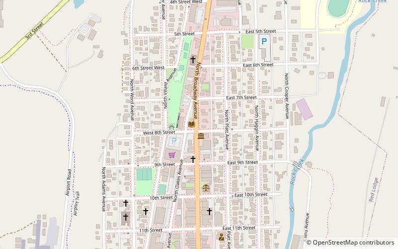 Red Lodge Carnegie Library location map