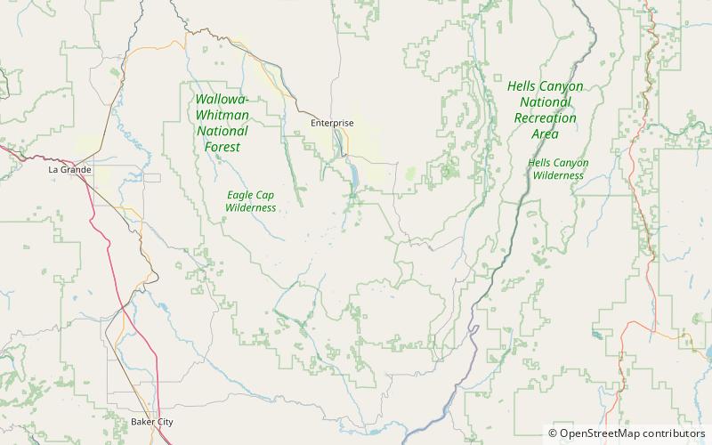 Aneroid Lake location map