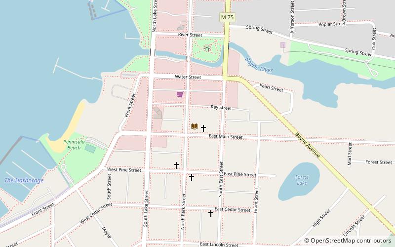 Boyne District Library location map