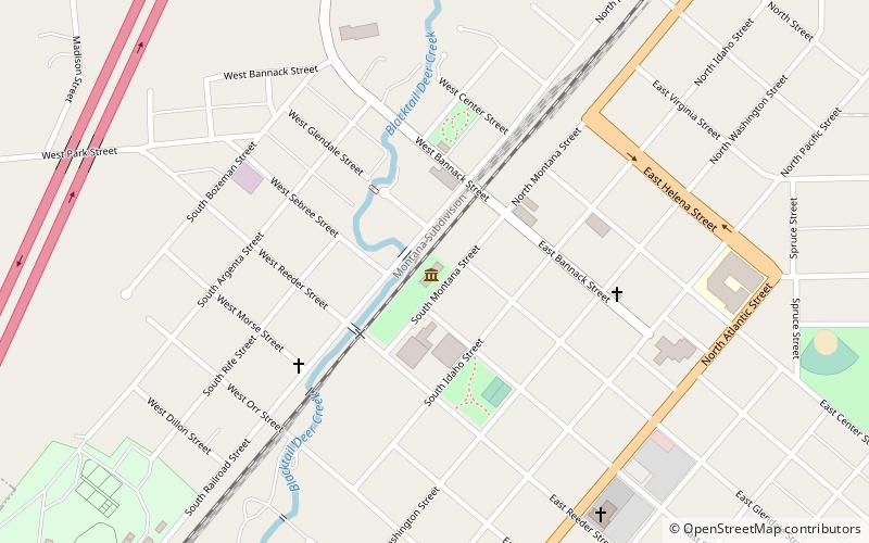 Beaverhead County Museum location map