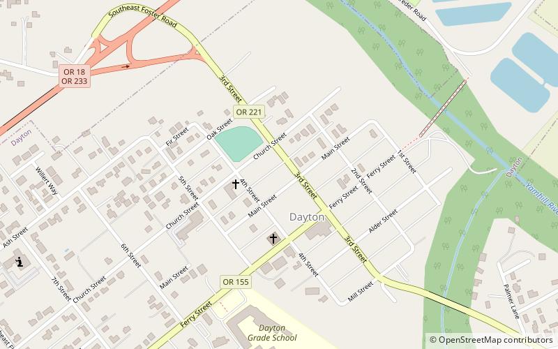 First Baptist Church location map