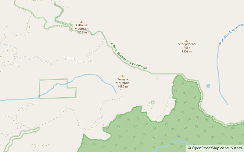 Tumala Mountain location map
