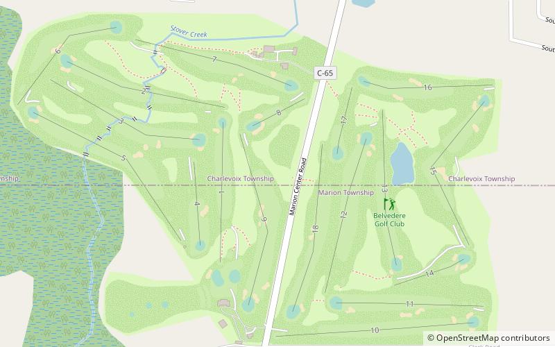 belvedere club charlevoix location map