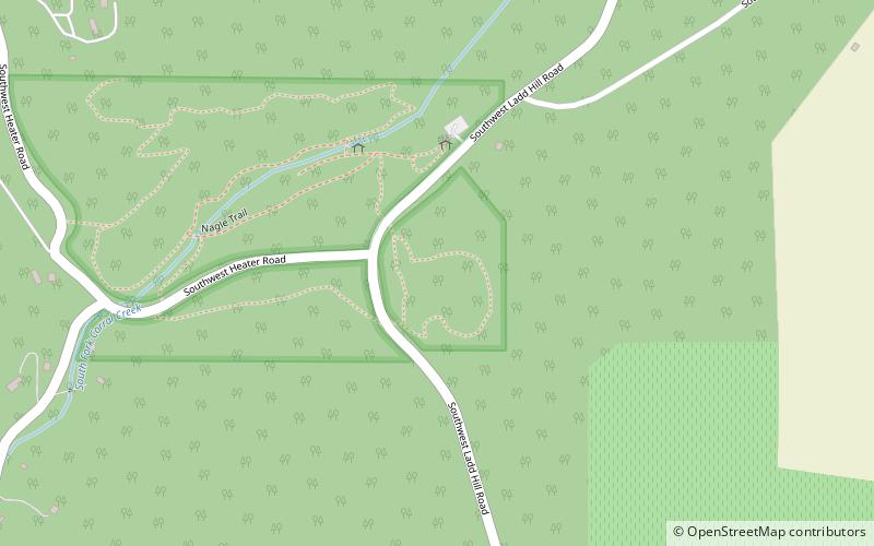 Magness Memorial Tree Farm location map