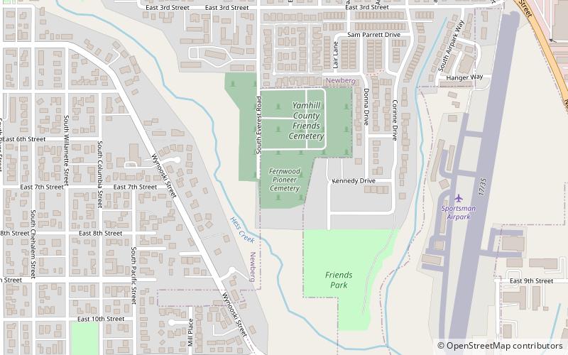 Fernwood Pioneer Cemetery location map