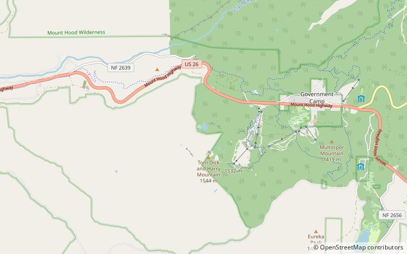 Mirror Lake location map