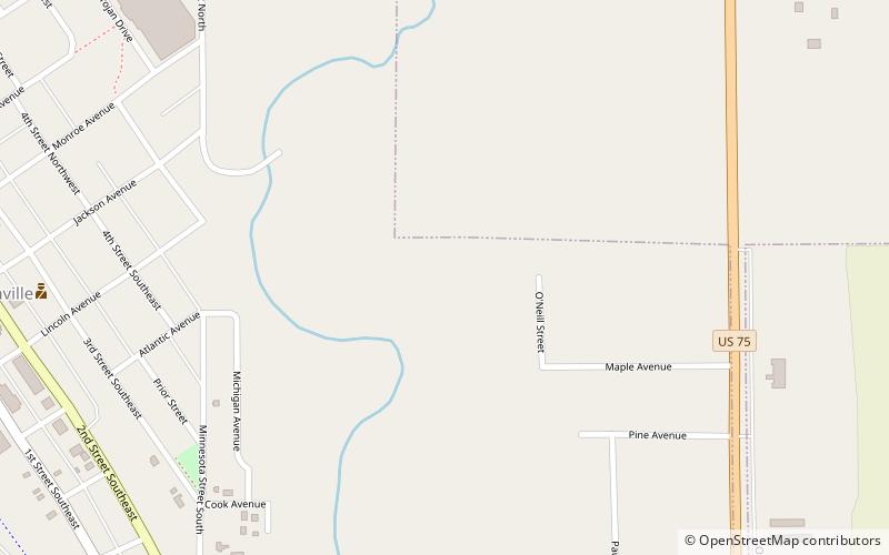 Ortonville location map