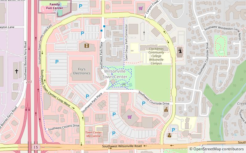 Town Center Park location map