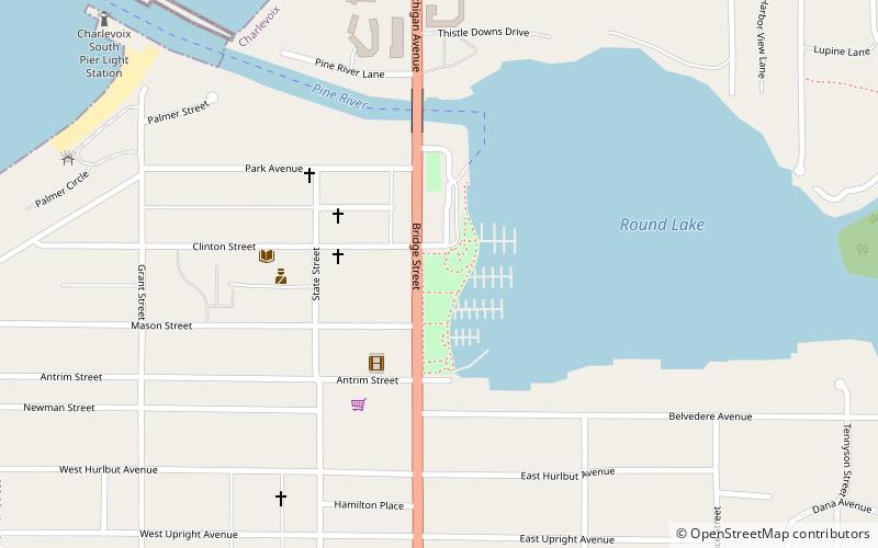 Charlevoix City Park Site location map