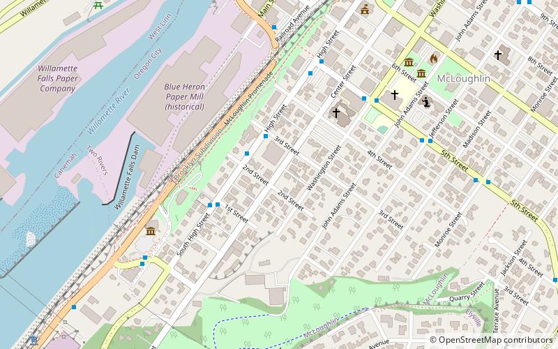 James Milne House location map