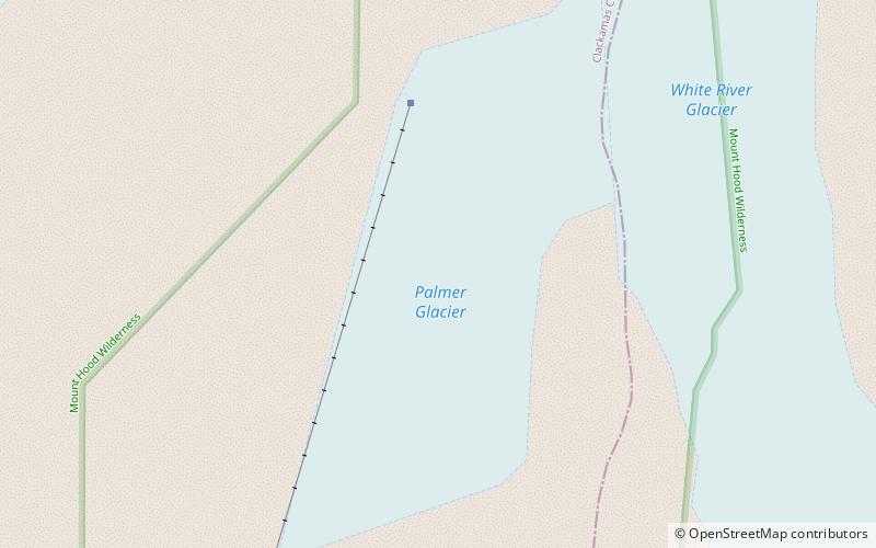 Palmer Glacier location map