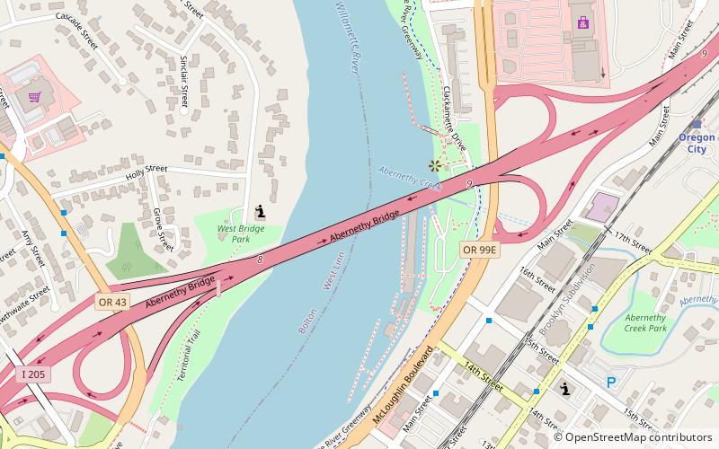 Abernethy Bridge location map