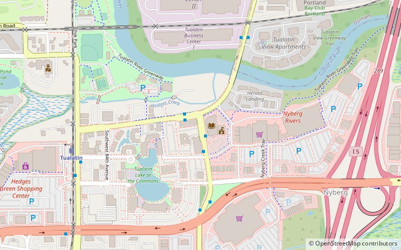 Tualatin Public Library location map