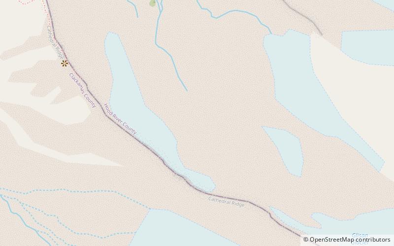 glisan glacier reserve integrale du mont hood location map