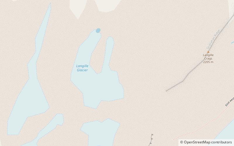 langille glacier mount hood wilderness location map