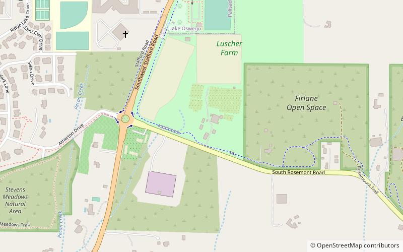 Rogerson Clematis Garden location map