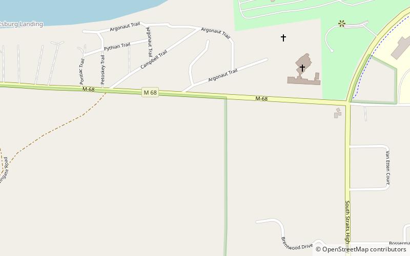 Park Stanowy Burt Lake location map