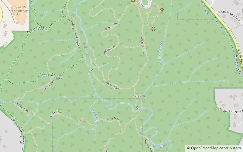 Tryon Creek State Natural Area location map