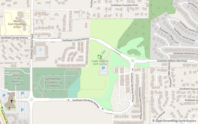 Eagle Landing Golf Course location map