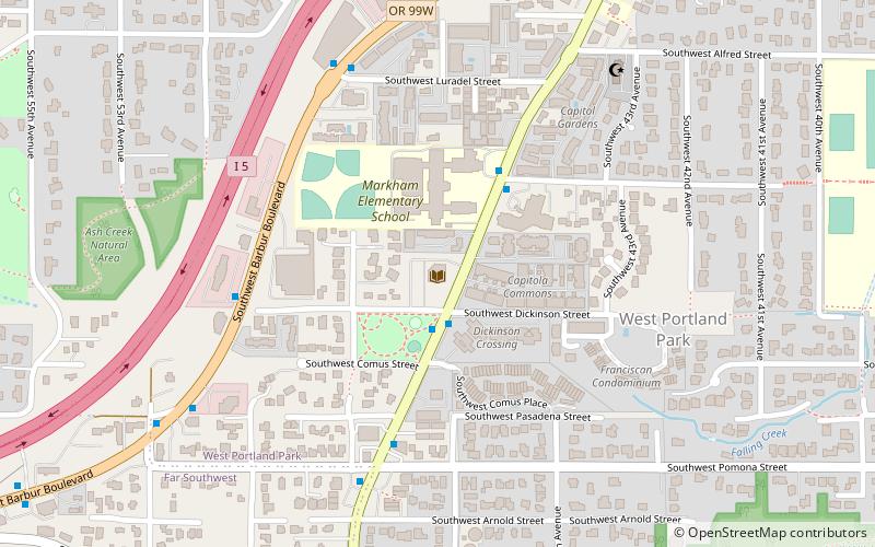 Capitol Hill Library location map