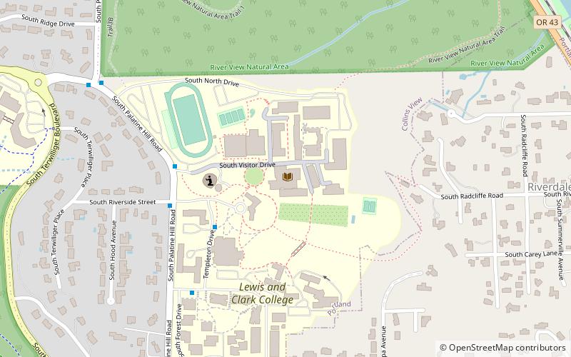 Aubrey Watzek Library location map