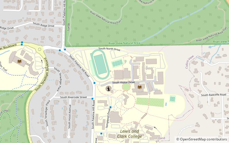 Pamplin Sports Center location map