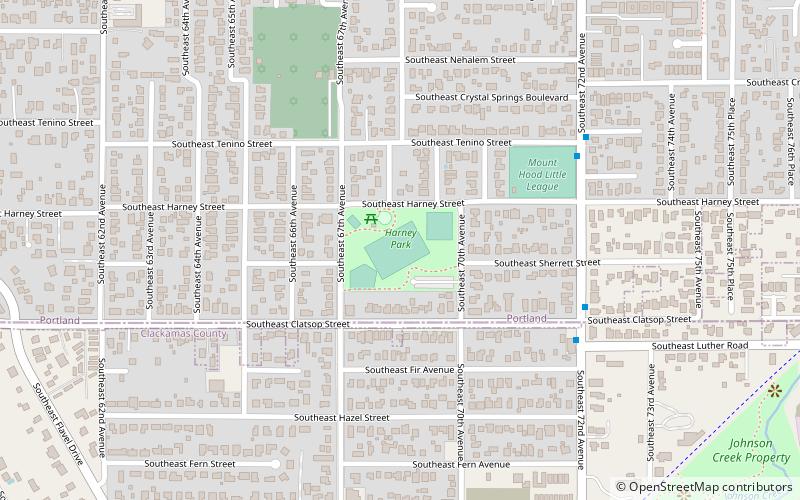 harney park portland location map