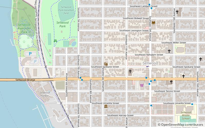 Sellwood Playhouse location map