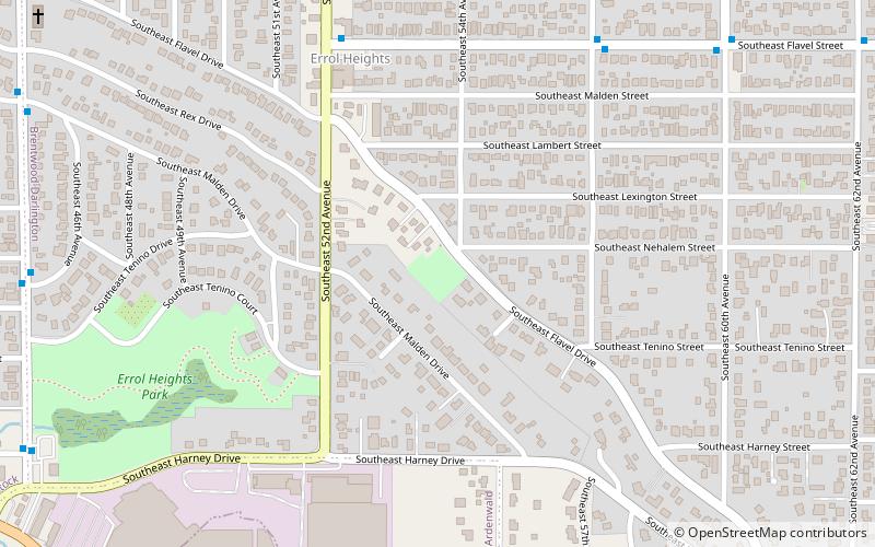 hazeltine park portland location map