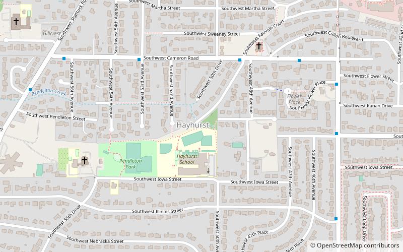 Hayhurst location map