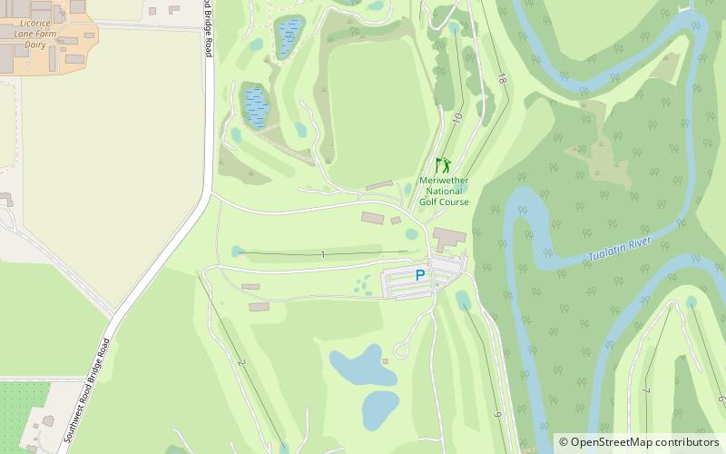 Meriwether National Golf Club location map