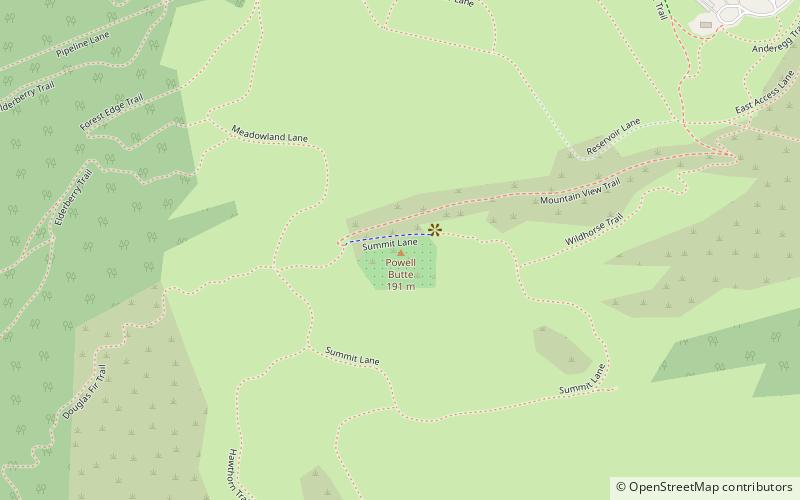 Powell Butte location map