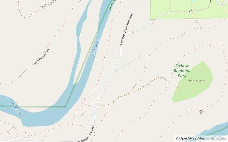 Oxbow Regional Park location map