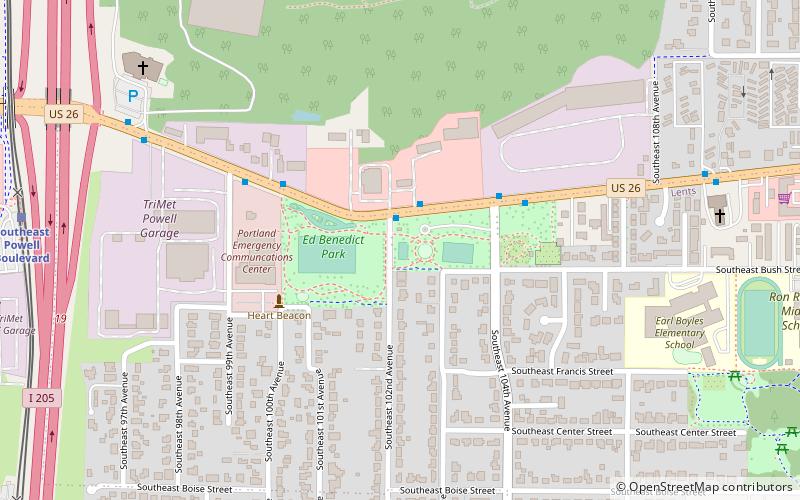 Ed Benedict Park location map