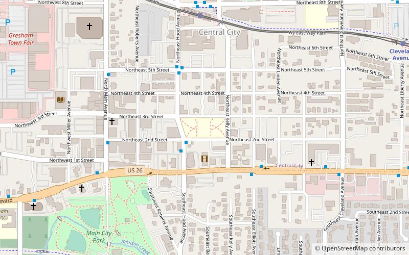 Arts Plaza location map