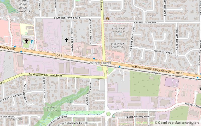 Witch Hazel location map