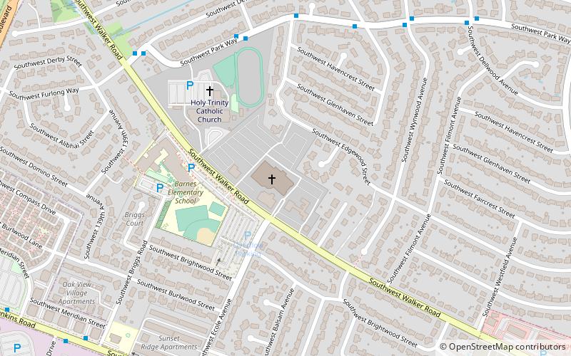 Beaverton Foursquare Church location map