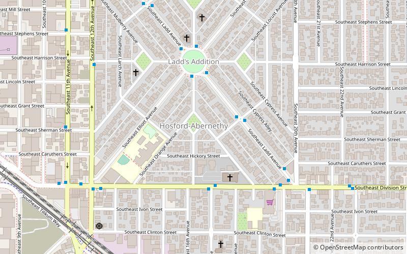 hosford abernethy portland location map