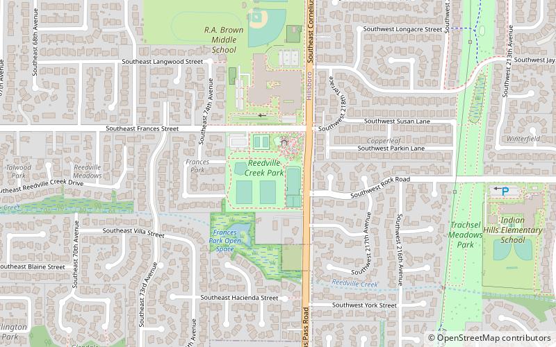 Reedville Creek Park location map