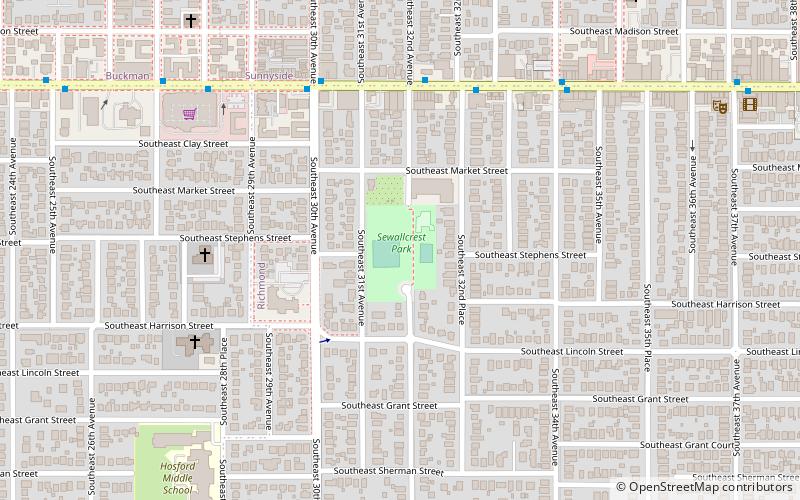 Sewallcrest Park location map