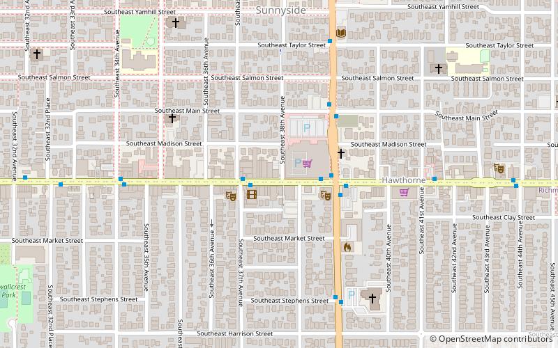 Hawthorne Theatre location map