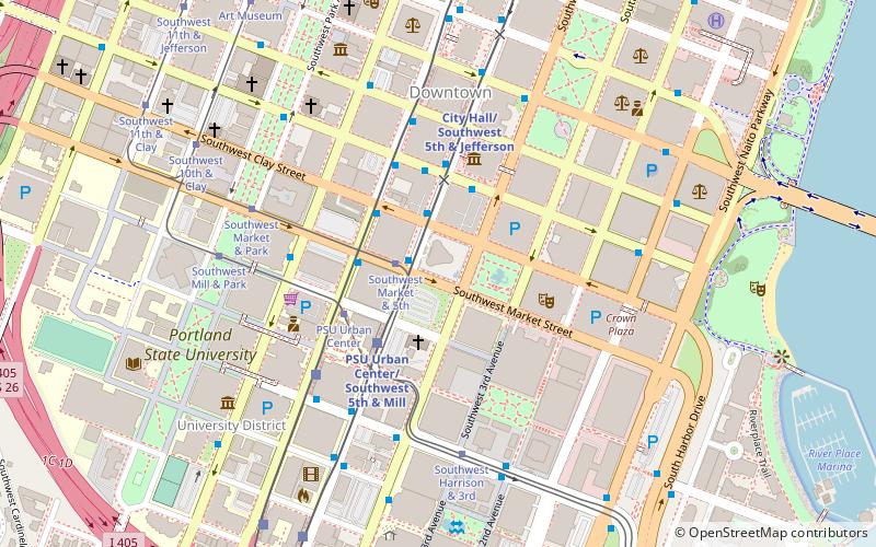 Portland Plaza location map