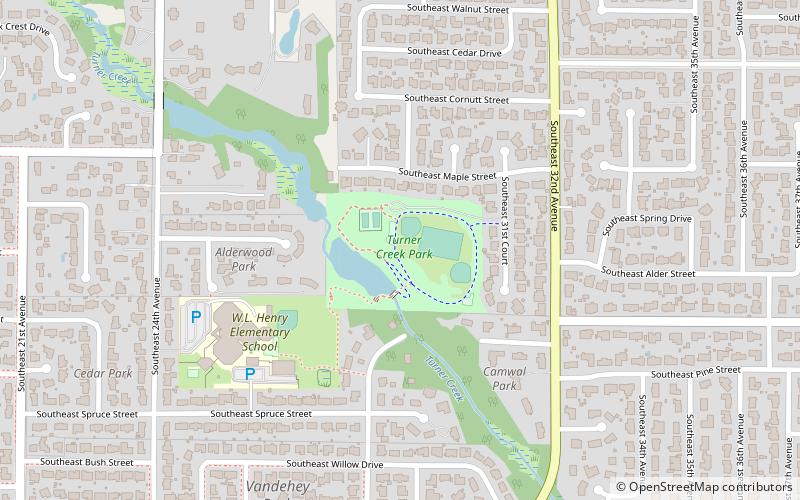 Turner Creek Park location map