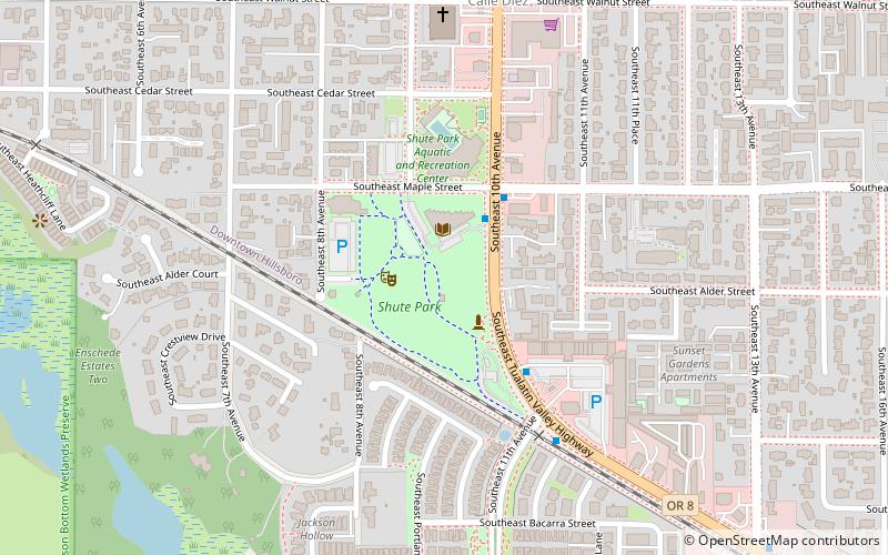 Shute Park location map