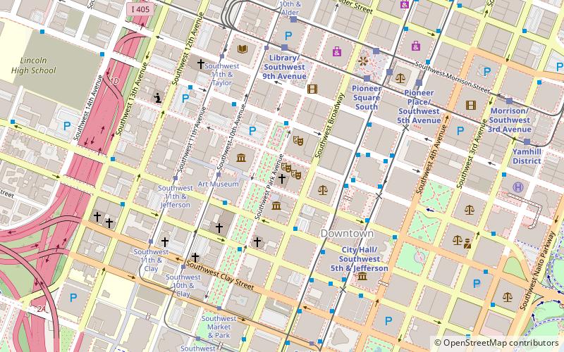 Newmark Theatre location map