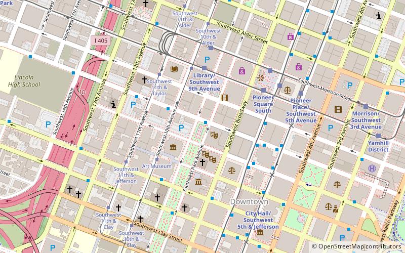 Shemanski Fountain location map