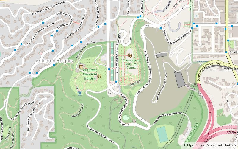 Frank E. Beach Memorial Fountain location map